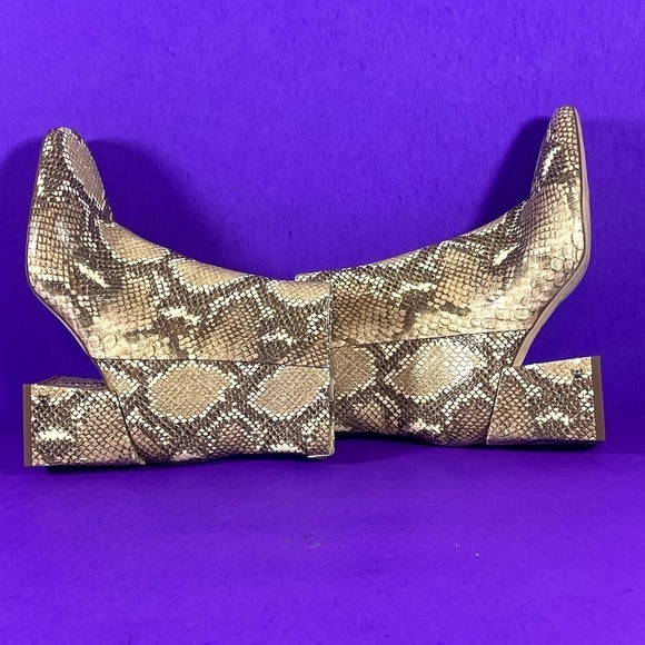 Sam‎ Edelman Women's Tan Snake Print DaRuby Ankle Bootie Shoe Size 5.5-NEW - Picture 8 of 11